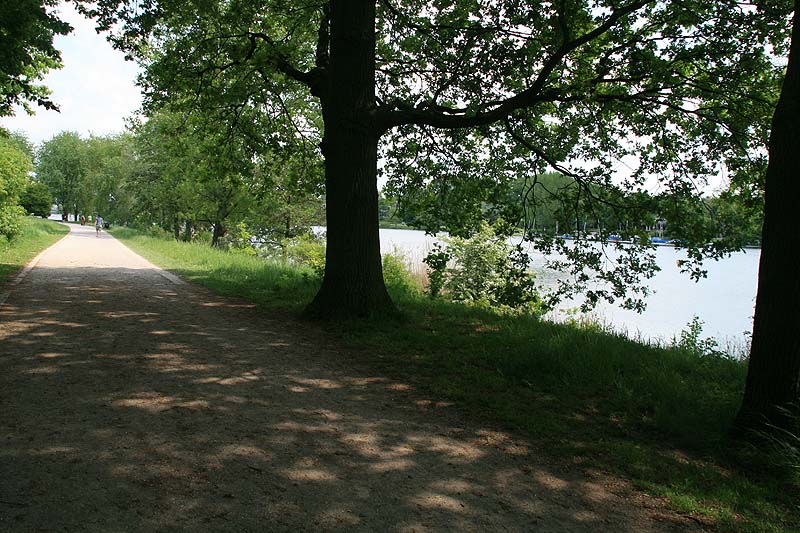Der Aasee in Münster, Nordrhein-Westfalen