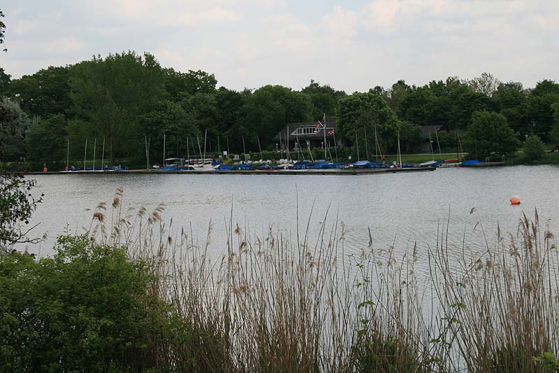 Der Aasee in Münster, Nordrhein-Westfalen