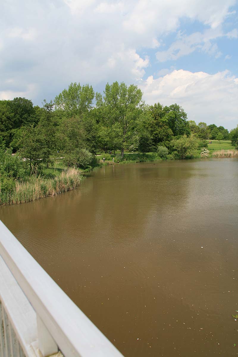 Der Aasee in Münster, Nordrhein-Westfalen