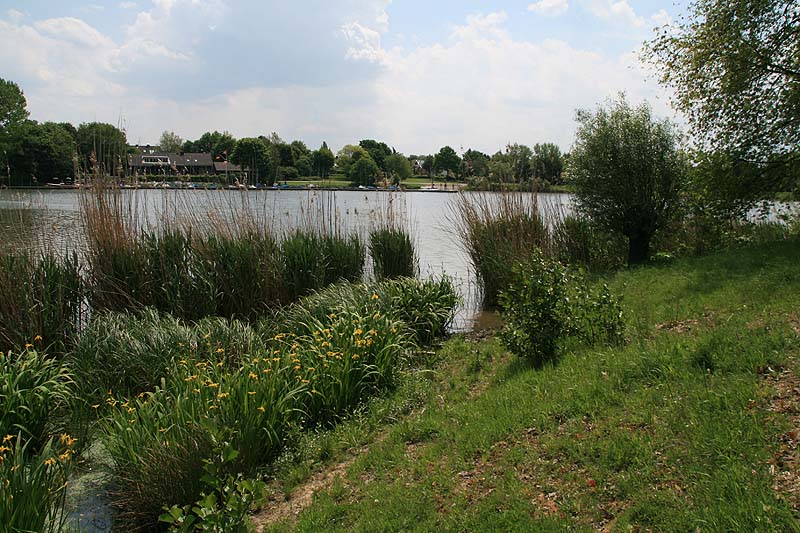 Der Aasee in Münster, Nordrhein-Westfalen
