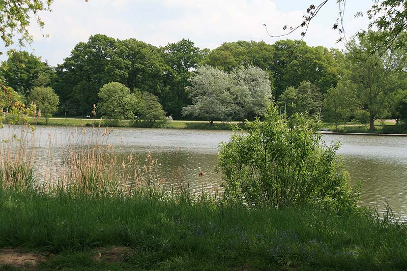Der Aasee in Münster, Nordrhein-Westfalen