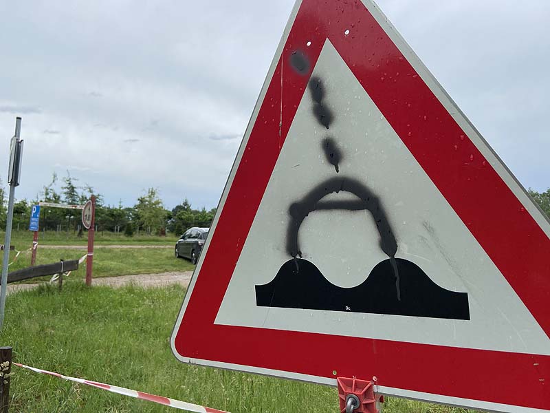 Der Badesee Achernsee in Achern in Baden-Württemberg