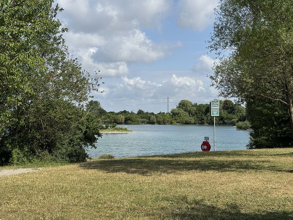 Der Badesee Afrasee 2 in Friedberg
