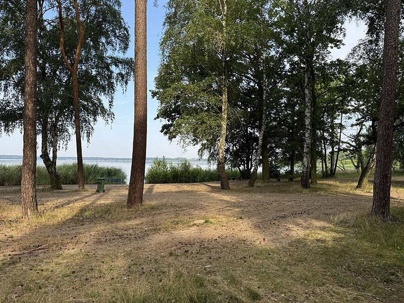 Der FKK Bereich am Arendsee in Arendsee (Altmark), Sachsen-Anhalt