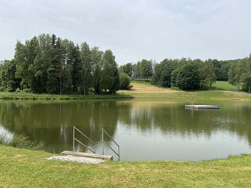 Der Badesee Atzmannsee in Eslarn