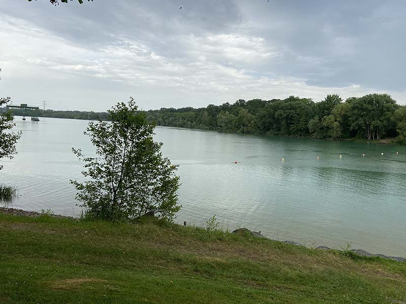 Der Badesee Schutterwald in Baden-Württemberg