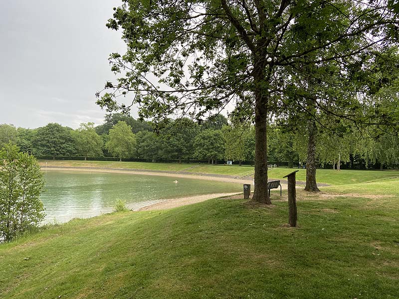 Der Badesee Schutterwald in Baden-Württemberg