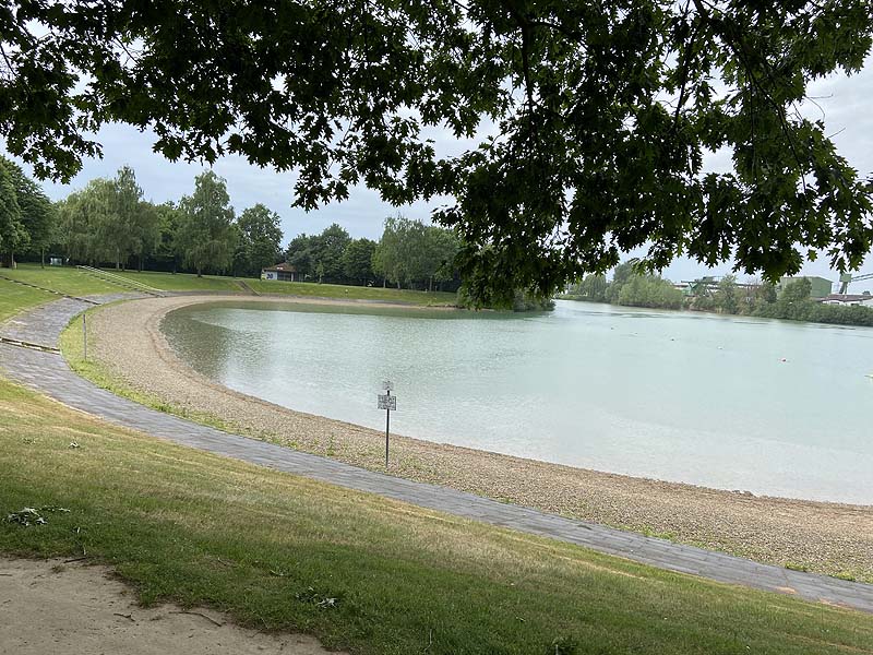 Der Badesee Schutterwald in Baden-Württemberg