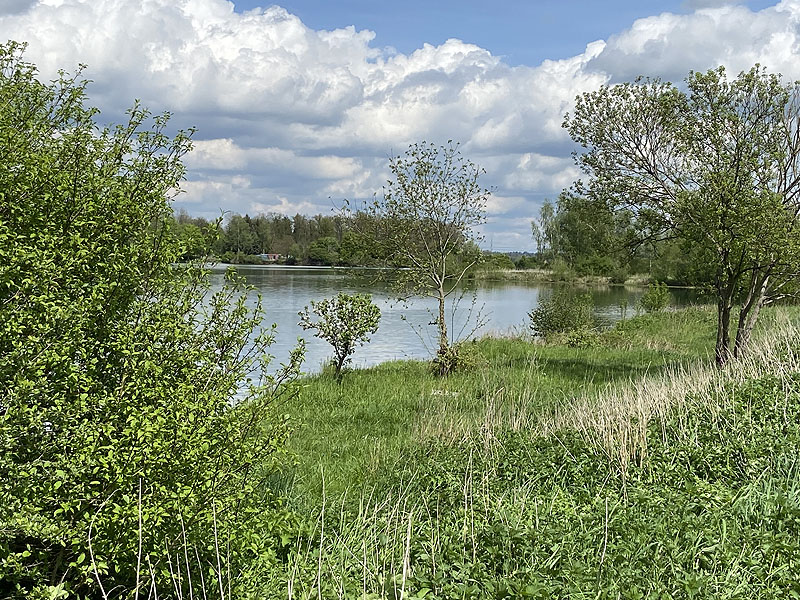 Der FKK Platz am Ersinger See in Erbach-Ersingen