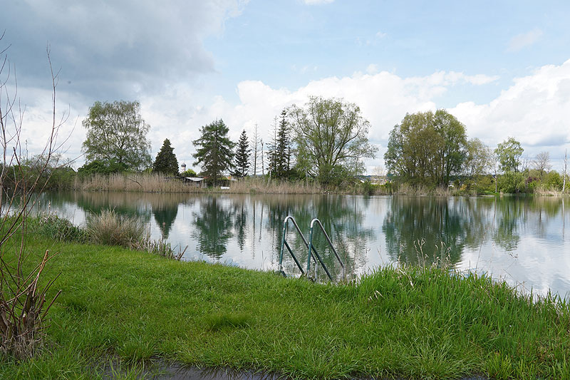 Der FKK Platz am Ersinger See in Erbach-Ersingen