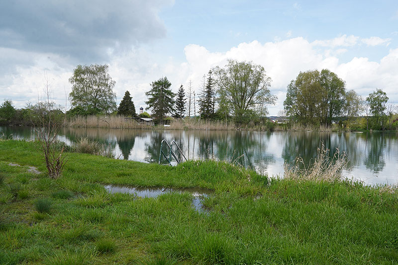 Der FKK Platz am Ersinger See in Erbach-Ersingen