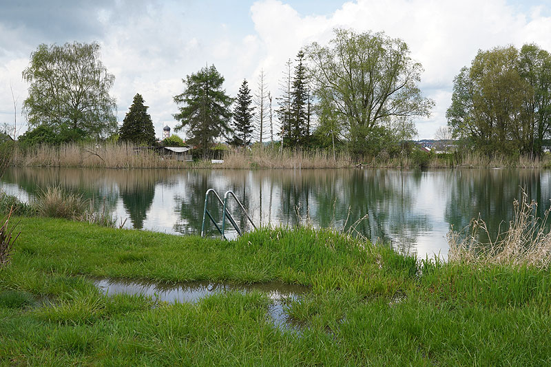 Der FKK Platz am Ersinger See in Erbach-Ersingen