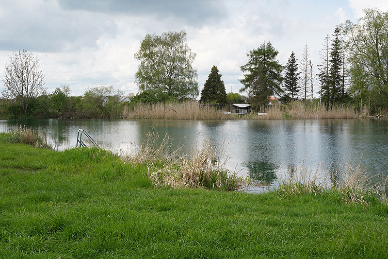 Der FKK Platz am Ersinger See in Erbach-Ersingen