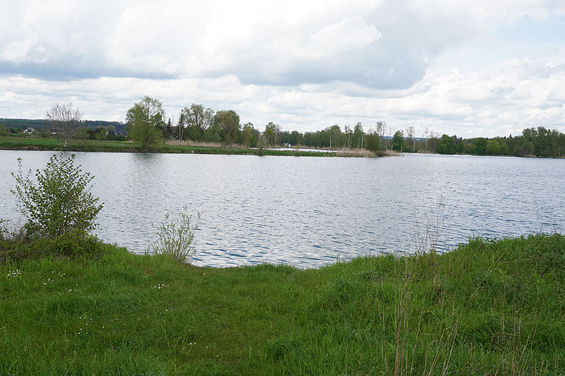 Der FKK Platz am Ersinger See in Erbach-Ersingen