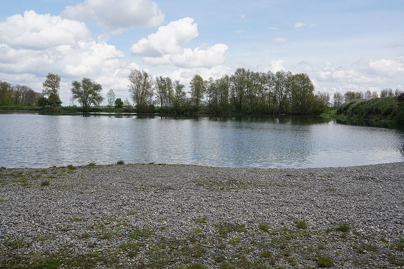 Der FKK Platz am Ersinger See in Erbach-Ersingen