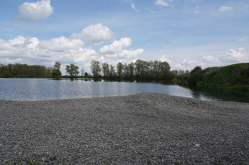 Der FKK Platz am Ersinger See in Erbach-Ersingen