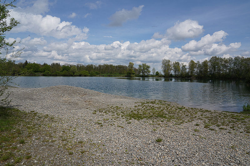 Der FKK Platz am Ersinger See in Erbach-Ersingen