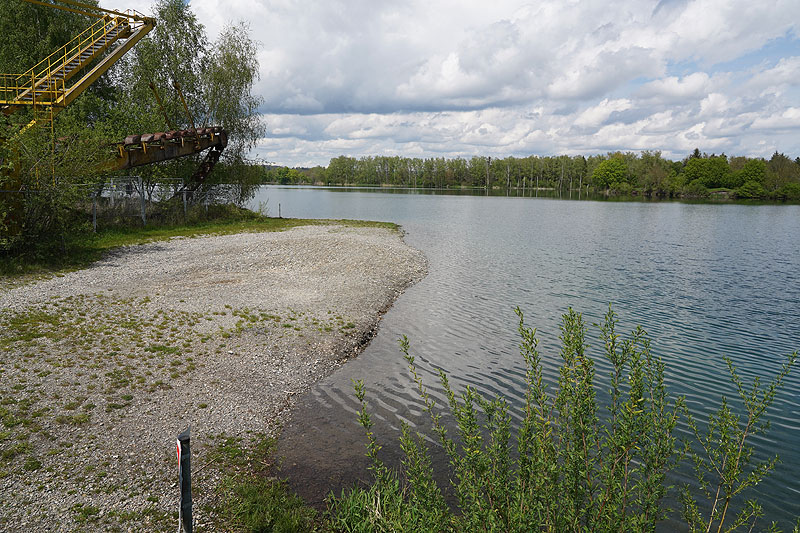 Der FKK Platz am Ersinger See in Erbach-Ersingen