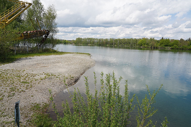 Der FKK Platz am Ersinger See in Erbach-Ersingen