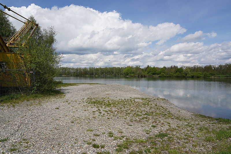 Der FKK Platz am Ersinger See in Erbach-Ersingen