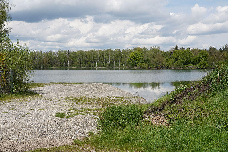 Der FKK Platz am Ersinger See in Erbach-Ersingen