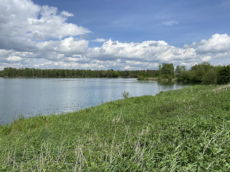 Der FKK Platz am Ersinger See in Erbach-Ersingen