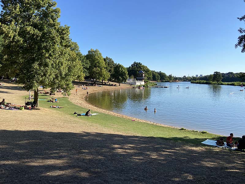 Der Baggersee Schwebheimer Wald in Schweinfurt