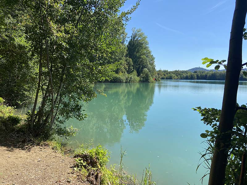 Der Baggersee Erlache in Bensheim