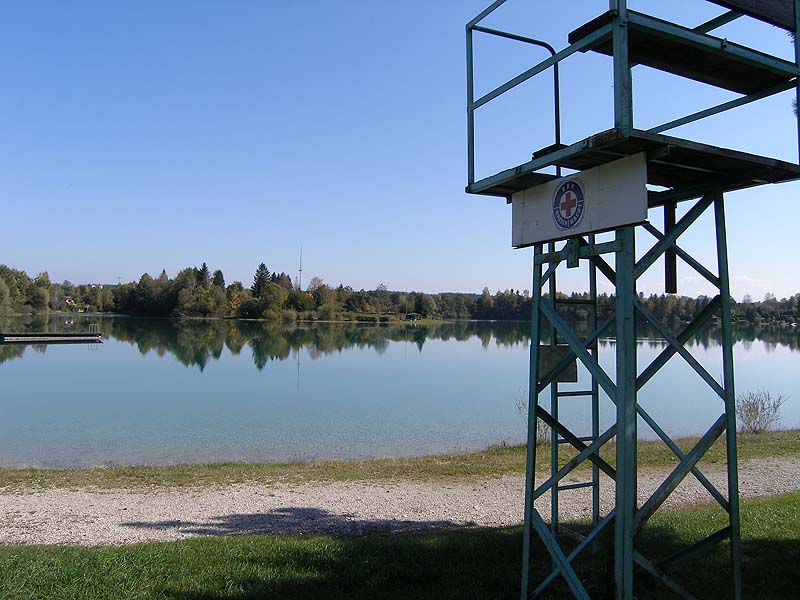 Der Bibisee bei Königsdorf (Bayern)