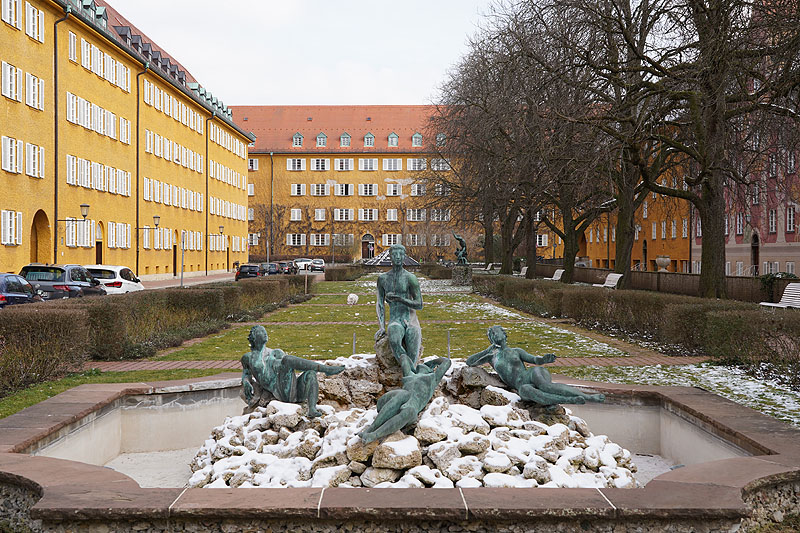 Die Borstei in München Moosach