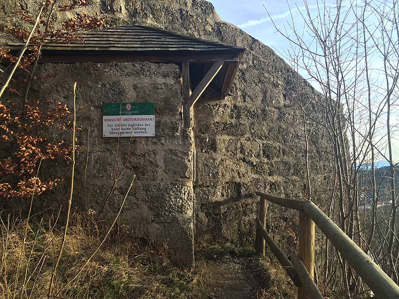 Gemütliche Wanderung zur Burg Stein in Altenmarkt an der Alz (Bayern)