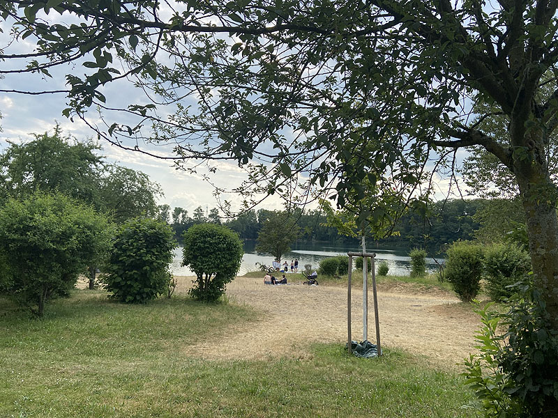 Der Badesee Burgerwaldsee in Offenburg