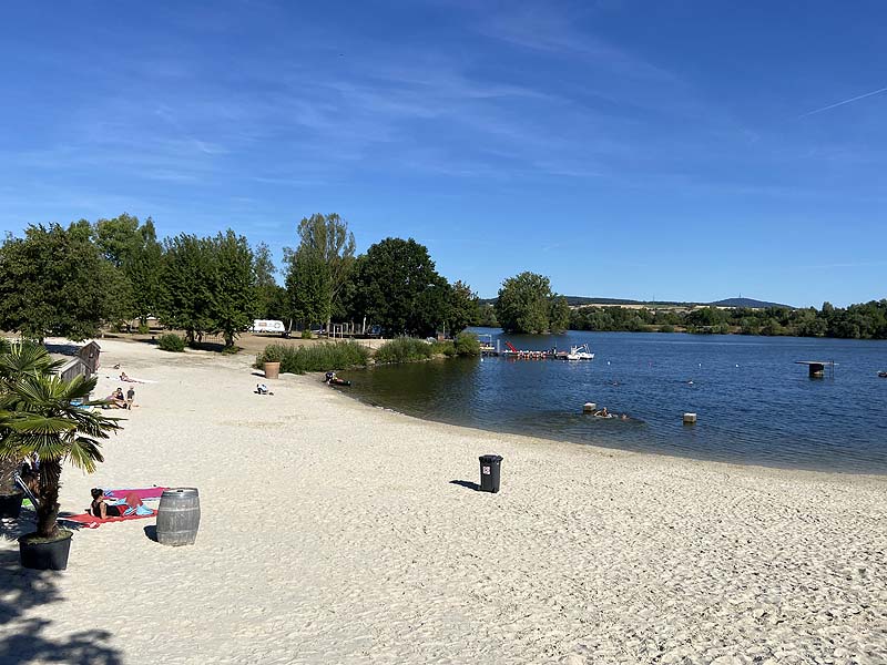 Der Badesee Dutenhofener See in Wetzlar
