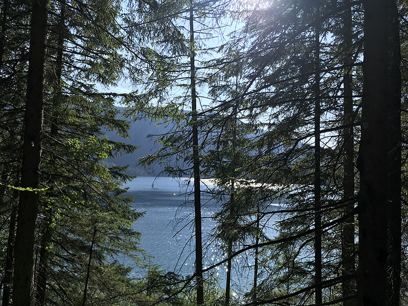 Der Eibsee in Garmisch Partenkirchen