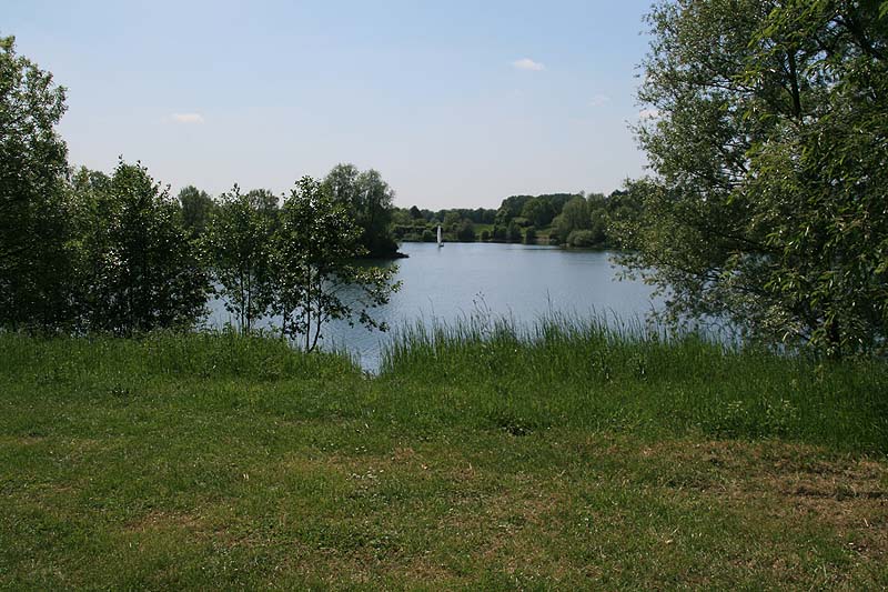 Der Elfrather See in Krefeld, Nordrhein-Westfalen