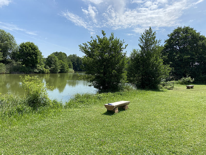 Der Badesee Erlensee in Taufkirchen (Vils)