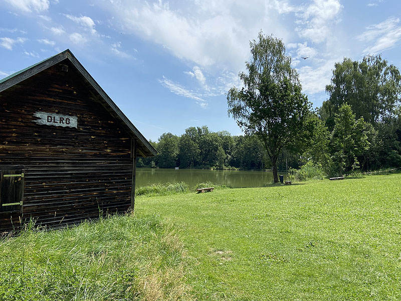 Der Badesee Erlensee in Taufkirchen (Vils)