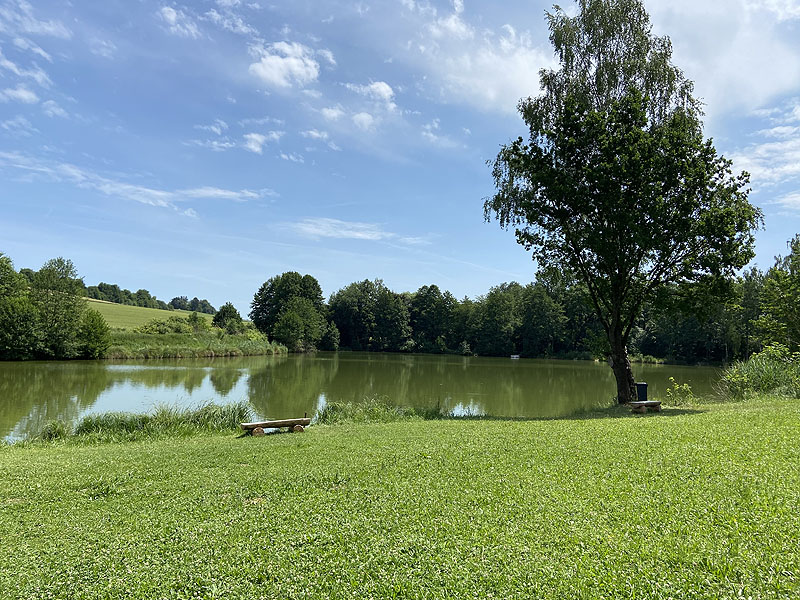 Der Badesee Erlensee in Taufkirchen (Vils)