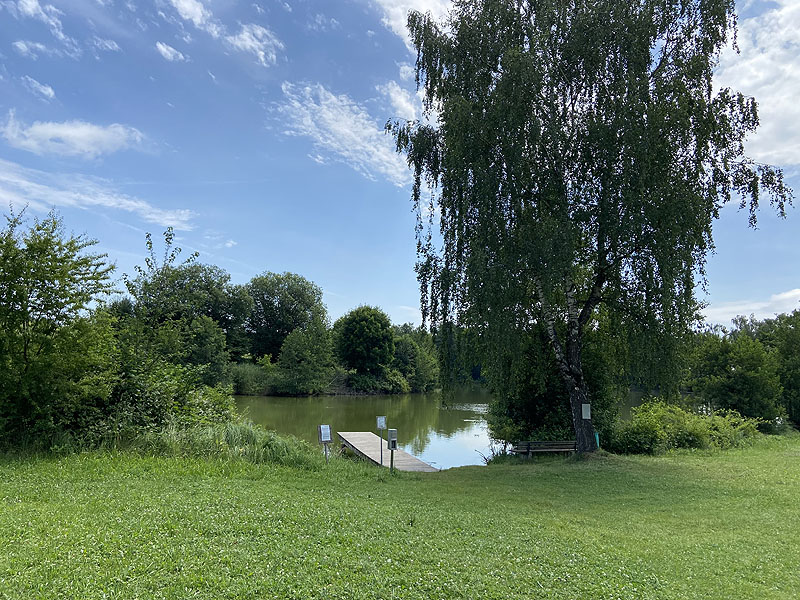 Der Badesee Erlensee in Taufkirchen (Vils)