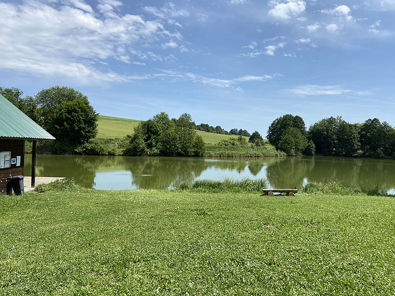 Der Badesee Erlensee in Taufkirchen (Vils)