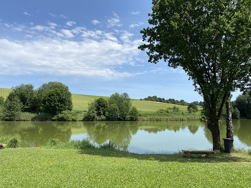 Der Badesee Erlensee in Taufkirchen (Vils)