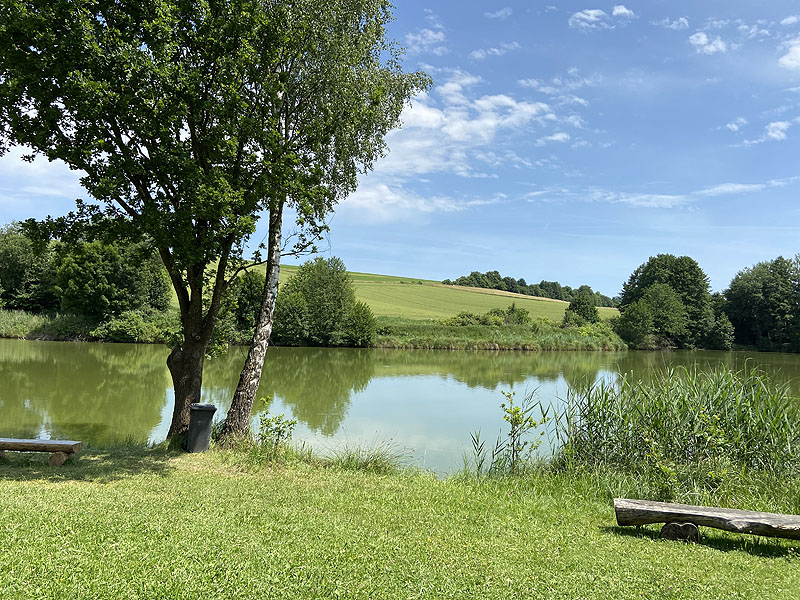 Der Badesee Erlensee in Taufkirchen (Vils)