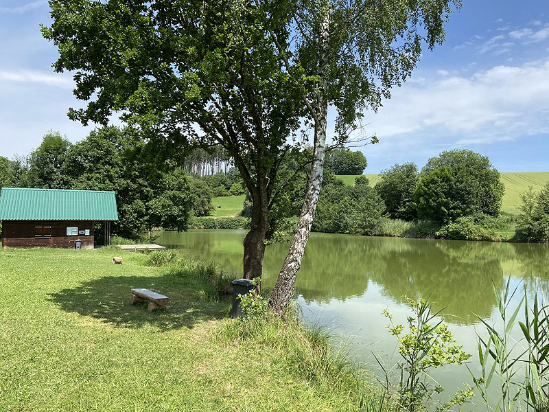 Der Badesee Erlensee in Taufkirchen (Vils)