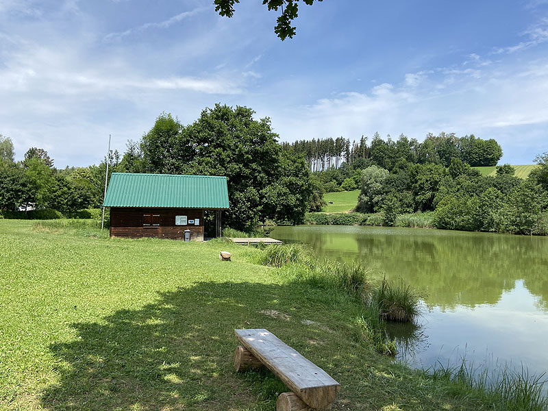 Der Badesee Erlensee in Taufkirchen (Vils)