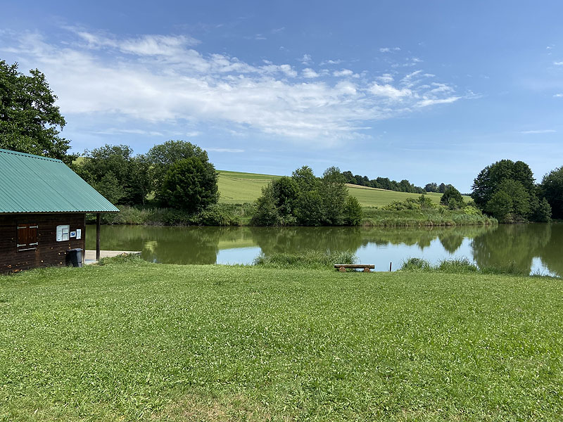 Der Badesee Erlensee in Taufkirchen (Vils)