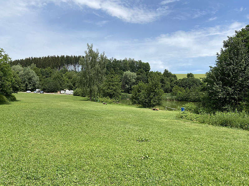 Der Badesee Erlensee in Taufkirchen (Vils)