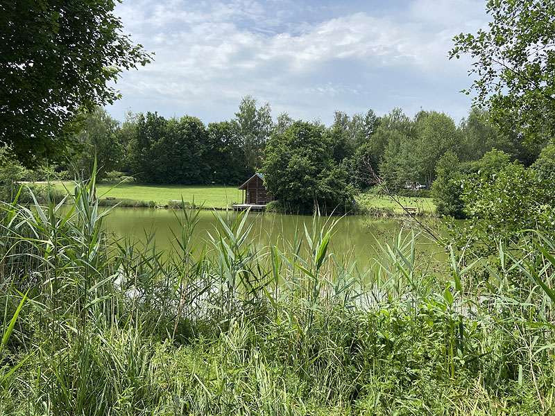 Der Badesee Erlensee in Taufkirchen (Vils)