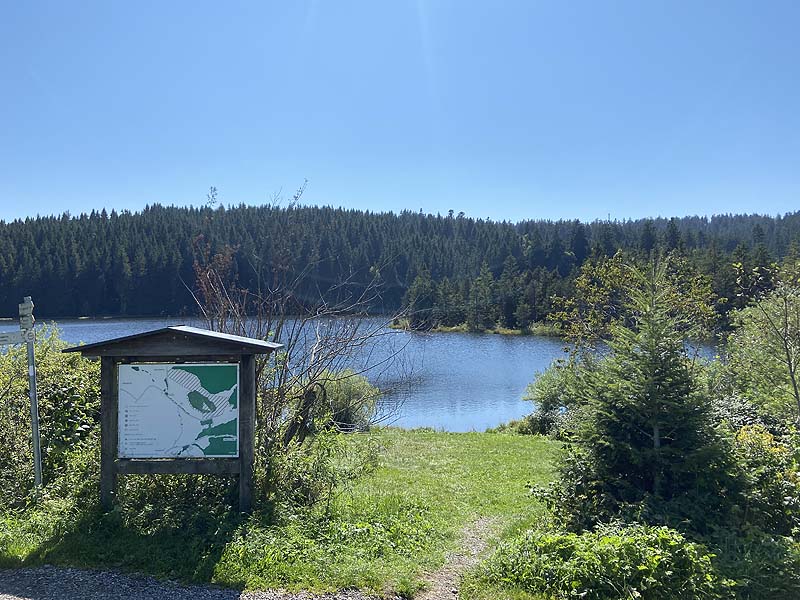 Der Badesee Eschacher Weiher in Buchenberg