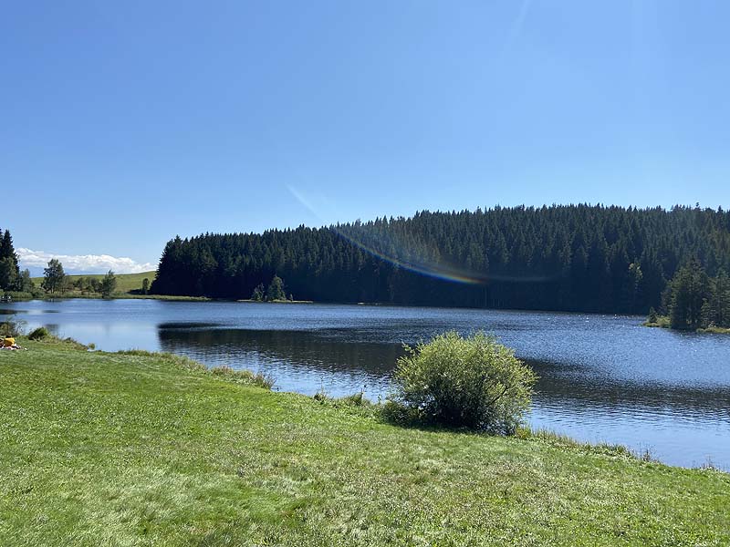 Der Badesee Eschacher Weiher in Buchenberg