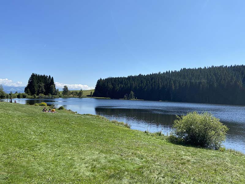 Der Badesee Eschacher Weiher in Buchenberg